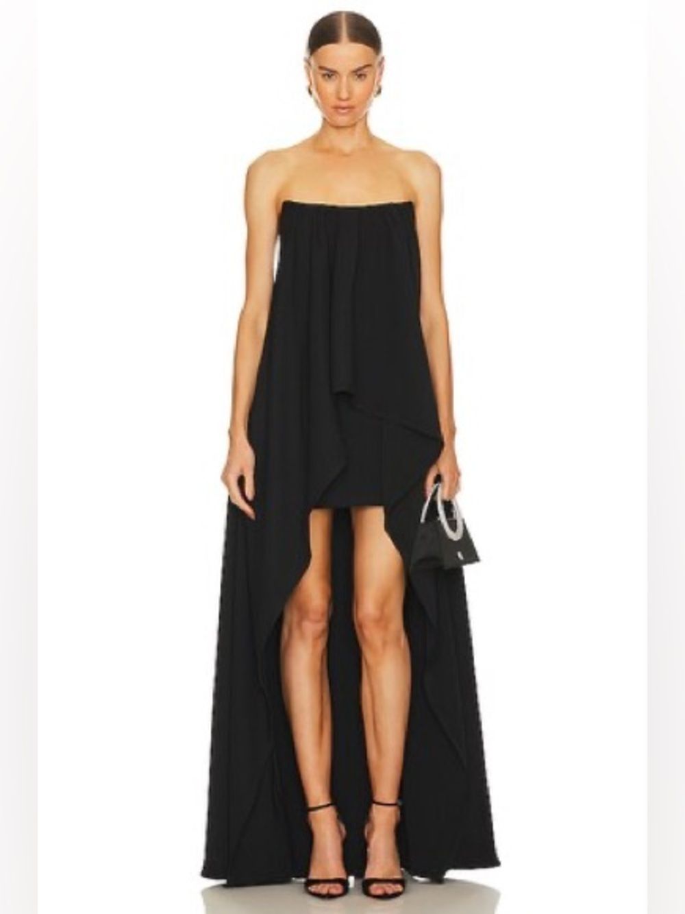 Nwt Nbd Devina High Low Gown | Black | Small
